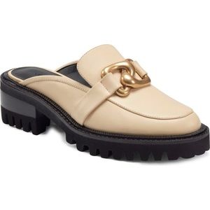 NWT Aerosoles Beige Loafer Mule